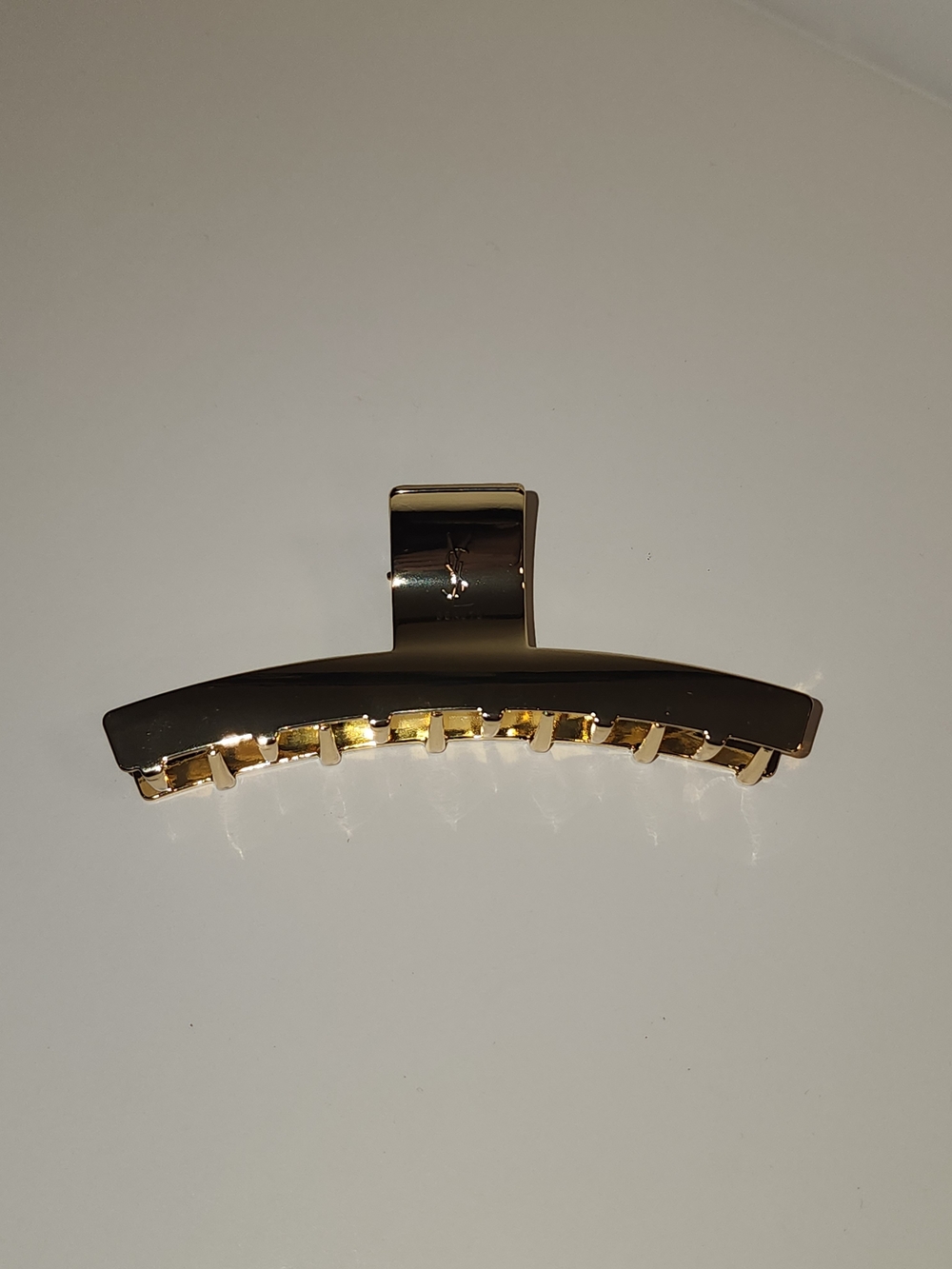 YSL Gold Hair Claw Clip -Saint Laurent Luxury Hair Accessory